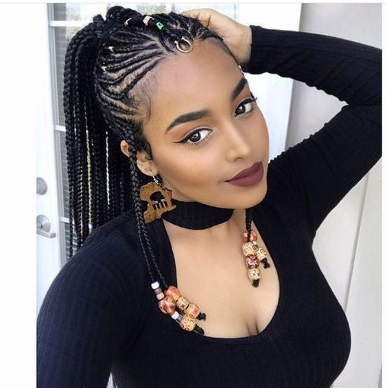 20+ Knotless box braids styles For Protective Hair For Ladies 2021 ...